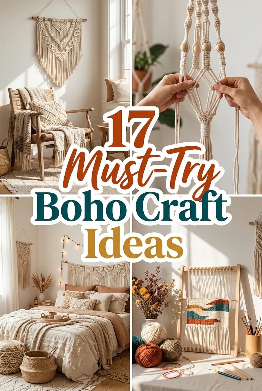 Boho craft pin